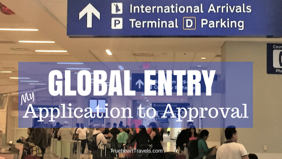 Global Entry application to approval