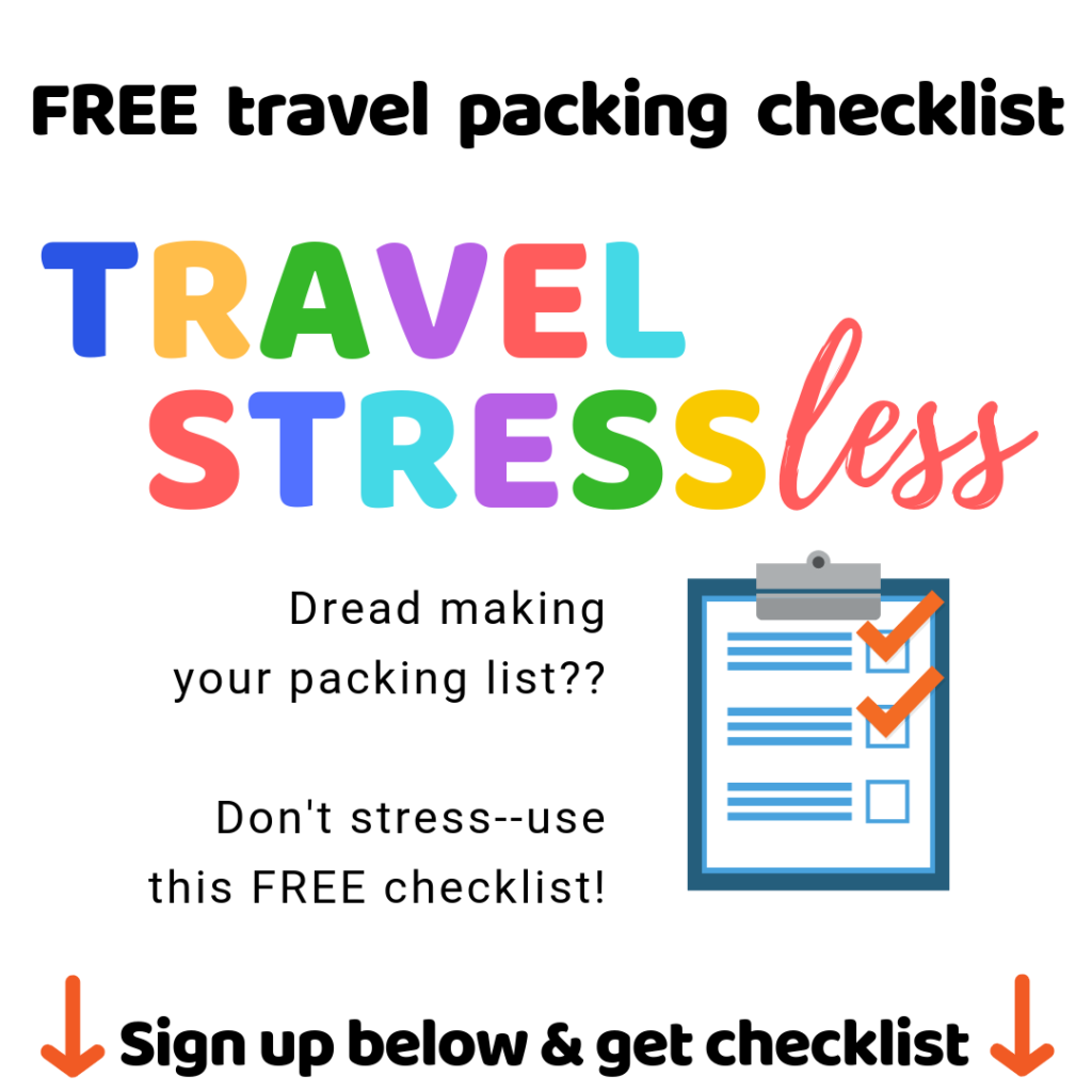 Trueheart Travels free packing checklist